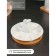 Porcelain stand for eggs 6 cells Bellatenero "Bunny", 16.5 × 9.5 cm, white color