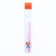 Domestico-a figure "color mouse", 32 cm, white/blue mouse on a pink handle