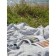Iceberg plaid, size 130x150 cm, gray color