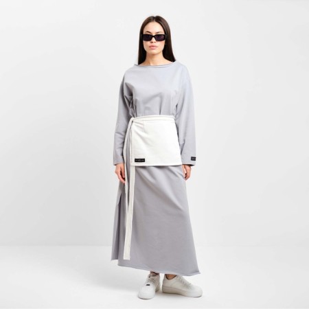 Women's dress mist, size s-m, gray color