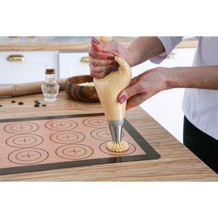Silicone carrier rug reinforced "Macaron. Plus ", 42 × 29.5 cm-4