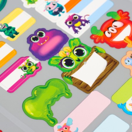 Set of thermobok and stickers for clothing "Bright monsters", 52 pcs-4