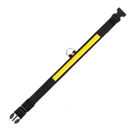 Collar with flash light 3 light modes, size m, Osh 40-48 x 2.5 cm yellow-6