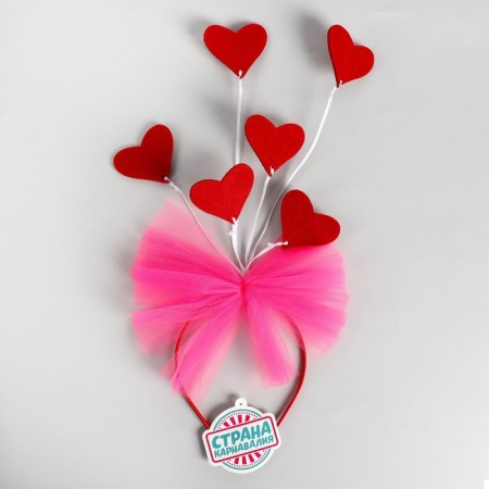Carnival rim "hearts", color mix-2