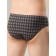 Male panties, size l, blue color, dark gray, 2 pcs