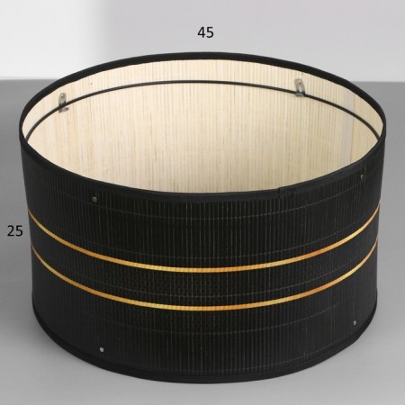 Obacon "Strips" E27 Black-gold 45x45x25 cm-2