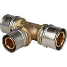 The STUT SFP-0005-322632, D = 32 x 26 x 32 mm, transition, brass