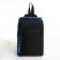 Textura zipper on the zipper, external pocket, black/blue color