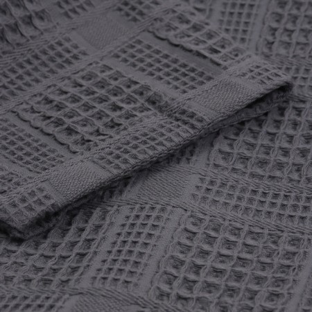 WALE Women's bathrobe SL Home: Chess "Grig Sandre", size L, 100% cotton, 340 g/m2-7
