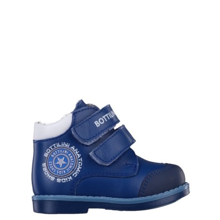 Baby boots, size 25, color blue-white-1