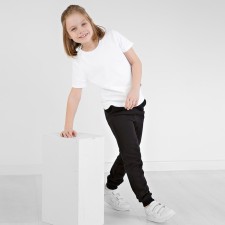 T -shirt for girls, height 134 cm, white color