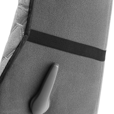 Nabbage on the front seat, velor, size 55 x 150 cm, gray-4