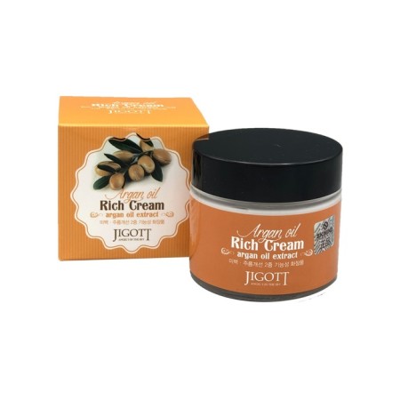 Facial cream Jigott Face "Saturated", with argan oil, 70 ml