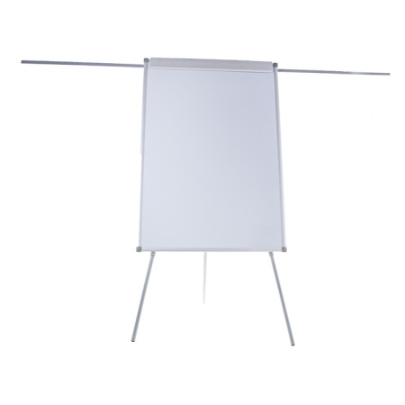 Flipchart magnetic marker with lateral strips 70x100 cm, calligrata, in aluminum profile, on a tripod-1