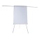Flipchart magnetic marker with lateral strips 70x100 cm, calligrata, in aluminum profile, on a tripod