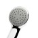 Shower watering can Accoona A323, 1 mode, plastic body, chromium color