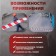The tape is marking, signal, adhesive, red - white, 33 m x 4.5 cm
