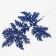 Decorative twig "amazement" in blue, 0.3 × 12 × 28 cm