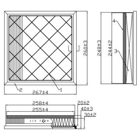 Air filter Totachi Ta-2720-1