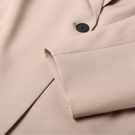 Women's jacket with a belt MIST PLUS-SIZE, R.54, beige-5