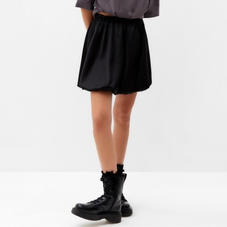 Ballon Skirt Women Mini Mist, p. L, black-4