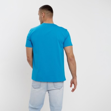 Men's T-shirt Minaku Regular Fit: Biryuza Color, Rr. 50-2