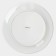 Porcelain dining porcelain Magistro "leaf", d = 25.8 cm, white color