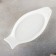 Porcelain dish for fish Wilmax, 22 × 10.5 cm, white color