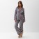 Новый год. Пижама женская (рубашка и брюки) KAFTAN "Дед мороз" размер 52-54