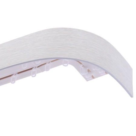 Three -cereal cornice "Ultracompact. Classic ", 160 cm, with a decorative strip 7 cm, the color of the white oak