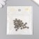 Beads Metal for creativity "micro" silver set 30 pcs 0.37x0.6x0.6 cm