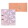 A4, 75 mm PAPKA-Registrum, Devente Gold Rose Butterfly, collapsible, metal edging, matte lamination, foil embroidery
