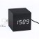 Clock - an alarm clock electronic "digit" with a thermometer, wooden, 6.5 cm, aaa, USB