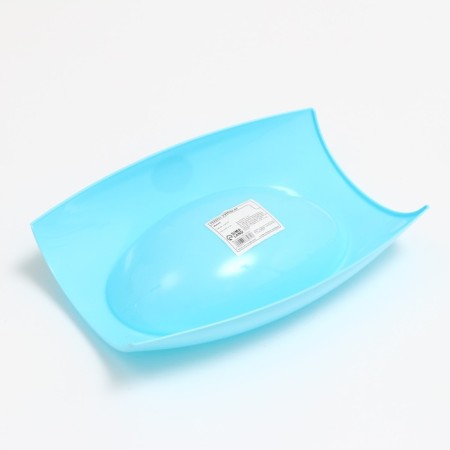 Plastic bowl 27 x 19 x 5.5 cm, blue-3
