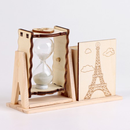 Sanding clock "Tower", souvenir, organizer for the office, 10 x 13.5 cm-1