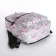 Youth backpack made of textiles, external pocket, gray color