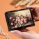 Casket "Pink flowers in the basket", 10 × 14 cm, lacquer miniature