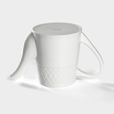 Teapot Porcelain Hot Magistro Argos, 1.4 l, white color-2
