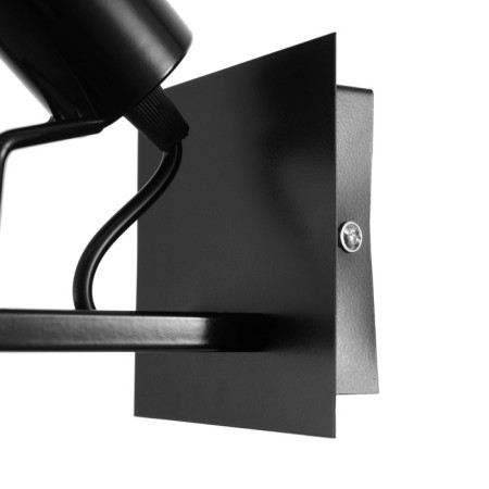 Sconces "man" E27 40W black 11x17x19 cm-5