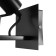 Sconces "man" E27 40W black 11x17x19 cm