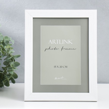 Photo frame Plastic "Bella" 15x20 cm, white-1