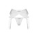 Panties and belt for stockings Softline Collection, white color, size m/l