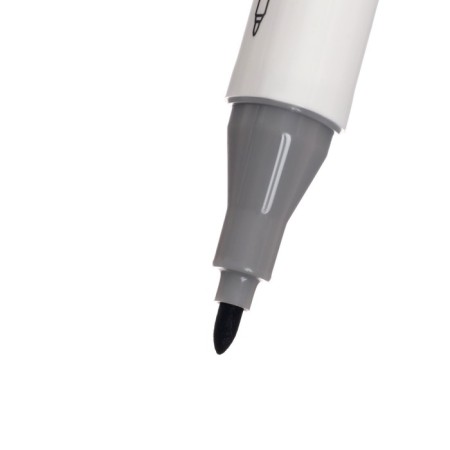 Meshu bilateral markers for sketching, 12 colors (gray colors)-4