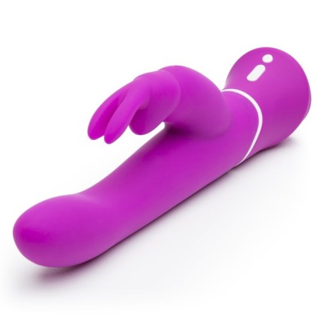 Vibrator with double stimulation of Happy Rabbit Curves, 25.4 cm, purple-1