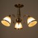 Madeleine chandelier 3x40W E27 Antique bronze 40x40x50 cm.