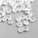 Beads for creativity plastic "Black numbers on white" set of 20 grams 0.7x0.7x0.4 cm