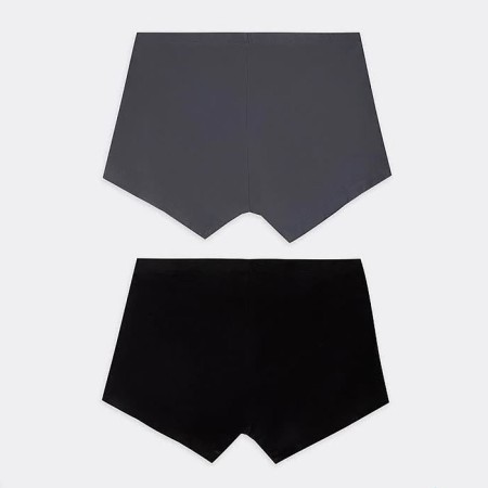 Set of men's panties boxers (2 pcs), black color/graphite, size 52 (xl)-2