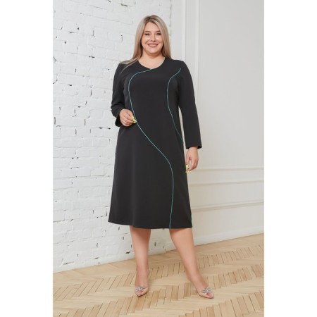 Female dress, size 58, black color