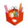 Organizer stand for the office 6 departments Orange color