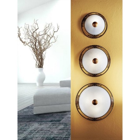 Mestre 2x60W lamp E27 Brown, gold-1